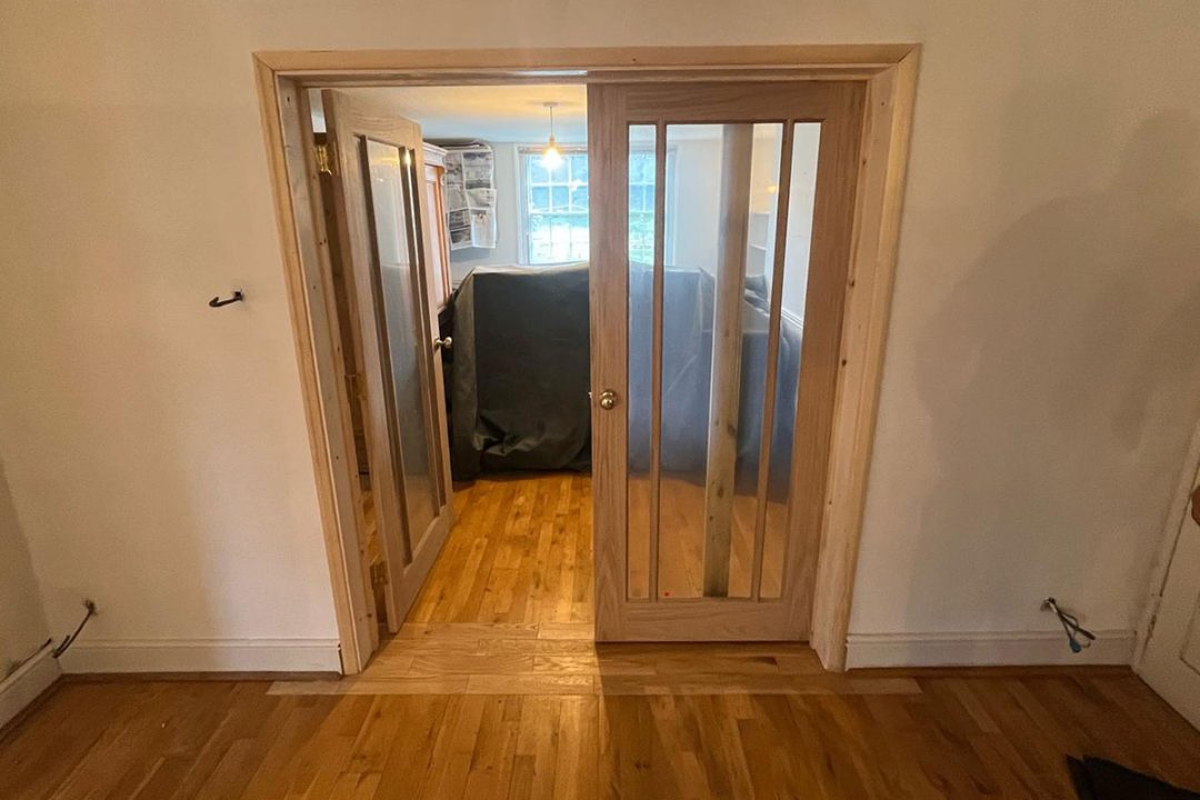 Wall removal and rebuild