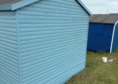 Beach hut redecoration by Whitechappell Property Maintenance