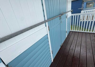 Beach hut redecoration by Whitechappell Property Maintenance