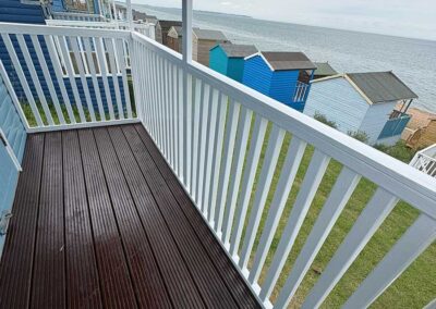 Beach hut redecoration by Whitechappell Property Maintenance