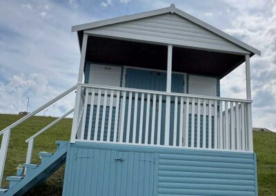 Beach hut redecoration by Whitechappell Property Maintenance