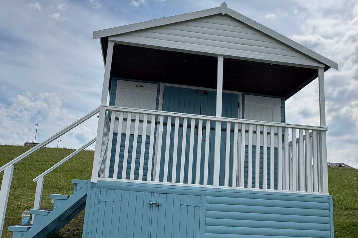 Beach hut redecoration by Whitechappell Property Maintenance